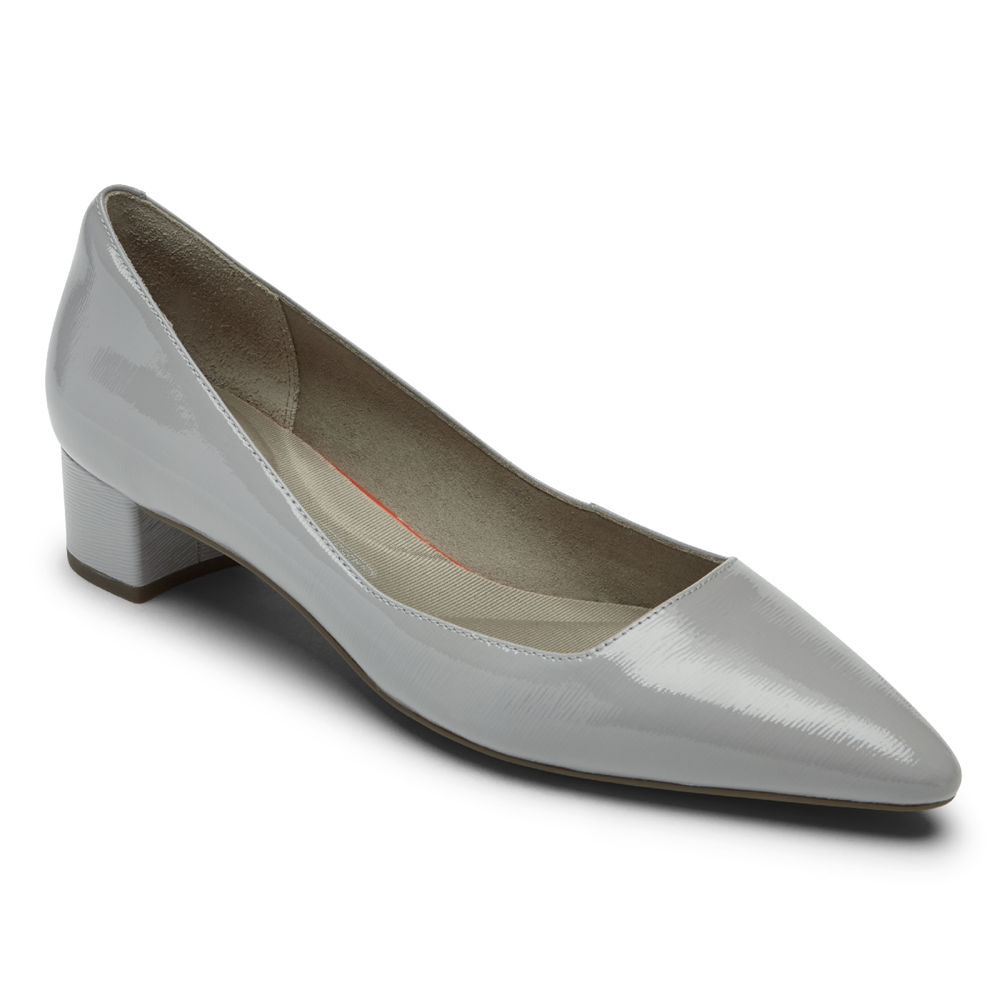 Rockport Womens Heels Grey - Total Motion Gracie - UK 723-FPKTNJ